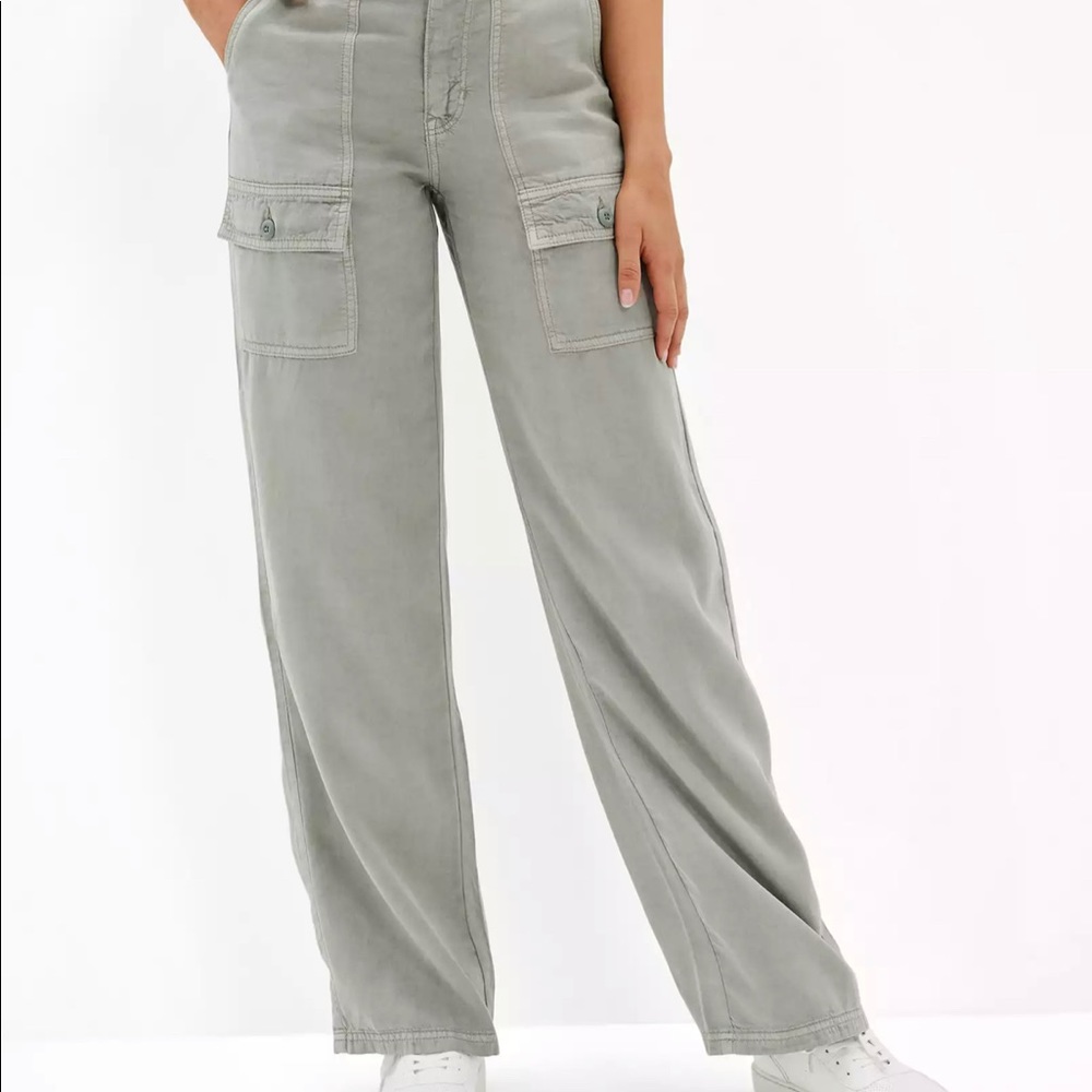 American Eagle Baggy Wide-Leg Pants